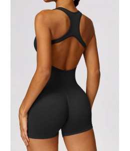 Безшовний комбінізон Shorts Push-up Body Cannota model 44 (NERO)